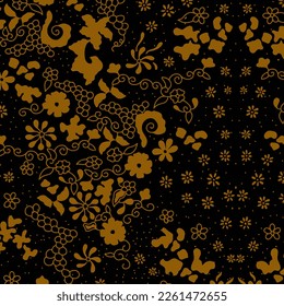 Clasic Indonesian Premium Batik Sogan Pattern