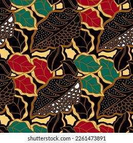 Clasic Indonesian Premium Batik Sogan Pattern