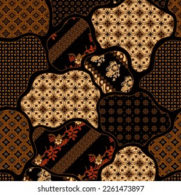 Clasic Indonesian Premium Batik Sogan Pattern