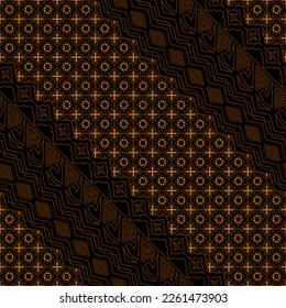 Clasic Indonesian Premium Batik Sogan Pattern