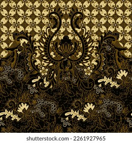 Clasic Indonesian Premium Batik Sogan Pattern