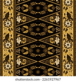 Clasic Indonesian Premium Batik Sogan Pattern