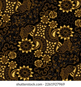 Clasic Indonesian Premium Batik Sogan Pattern