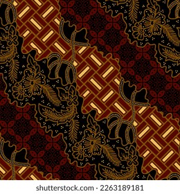 Clasic Indonesian Premium Batik Sogan Pattern