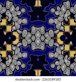 Clasic Indonesian Premium Batik Sogan Pattern