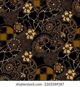 Clasic Indonesian Premium Batik Sogan Pattern