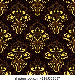 Clasic Indonesian Premium Batik Sogan Pattern