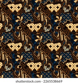 Clasic Indonesian Premium Batik Sogan Pattern