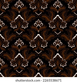 Clasic Indonesian Premium Batik Sogan Pattern