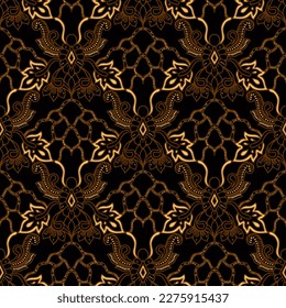 Clasic Indonesian Premium Batik Sogan Pattern