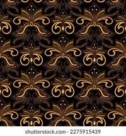 Clasic Indonesian Premium Batik Sogan Pattern