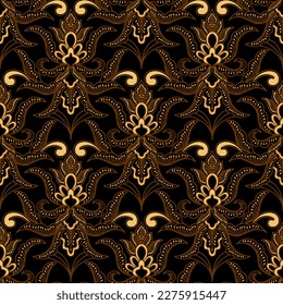 Clasic Indonesian Premium Batik Sogan Pattern