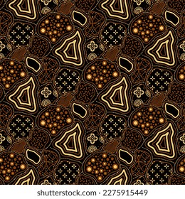 Clasic Indonesian Premium Batik Sogan Pattern