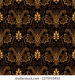 Clasic Indonesian Premium Batik Sogan Pattern