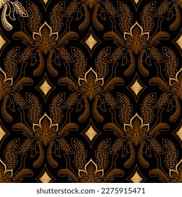 Clasic Indonesian Premium Batik Sogan Pattern