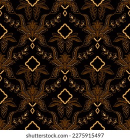 Clasic Indonesian Premium Batik Sogan Pattern