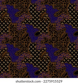 Clasic Indonesian Premium Batik Sogan Pattern