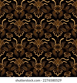 Clasic Indonesian Premium Batik Sogan Pattern