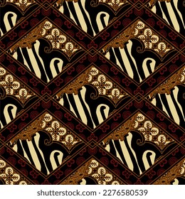 Clasic Indonesian Premium Batik Sogan Pattern