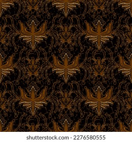 Clasic Indonesian Premium Batik Sogan Pattern