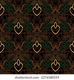 Clasic Indonesian Premium Batik Sogan Pattern