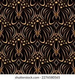 Clasic Indonesian Premium Batik Sogan Pattern