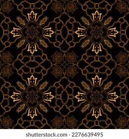 Clasic Indonesian Premium Batik Sogan Pattern