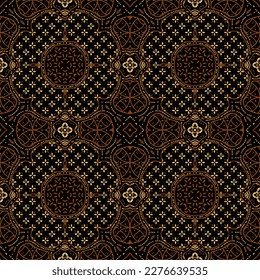 Clasic Indonesian Premium Batik Sogan Pattern