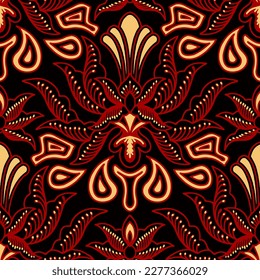 Clasic Indonesian Premium Batik Sogan Pattern