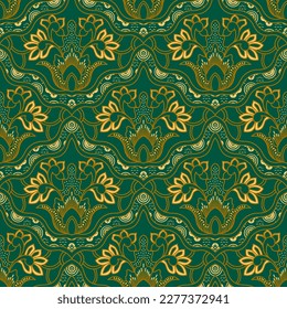 Clasic Indonesian Premium Batik Sogan Pattern