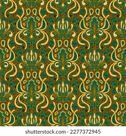 Clasic Indonesian Premium Batik Sogan Pattern