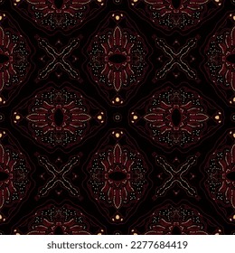 Clasic Indonesian Premium Batik Sogan Pattern