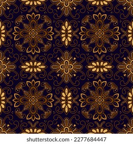 Clasic Indonesian Premium Batik Sogan Pattern