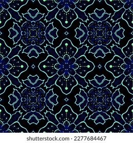 Clasic Indonesian Premium Batik Sogan Pattern