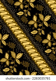 Clasic Indonesian Premium Batik Sogan Pattern