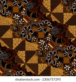 Clasic Indonesian Premium Batik Sogan Pattern