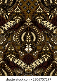 Clasic Indonesian Premium Batik Sogan Pattern