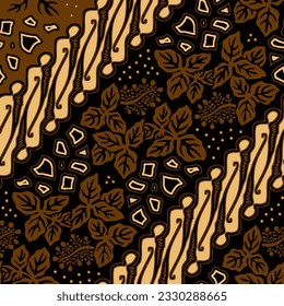 Clasic Indonesian Premium Batik Sogan Pattern