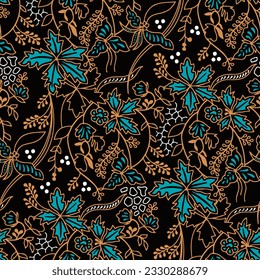 Clasic Indonesian Premium Batik Sogan Pattern