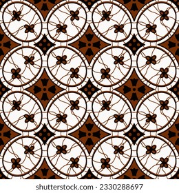 Clasic Indonesian Premium Batik Sogan Pattern