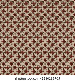 Clasic Indonesian Premium Batik Sogan Pattern