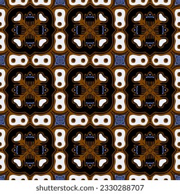 Clasic Indonesian Premium Batik Sogan Pattern