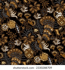 Clasic Indonesian Premium Batik Sogan Pattern