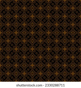 Clasic Indonesian Premium Batik Sogan Pattern