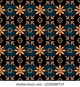 Clasic Indonesian Premium Batik Sogan Pattern