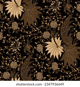 Clasic Indonesian Premium Batik Sogan Pattern