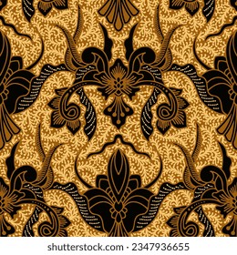 Clasic Indonesian Premium Batik Sogan Pattern