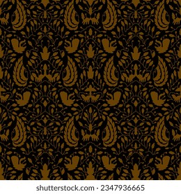 Clasic Indonesian Premium Batik Sogan Pattern