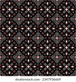 Clasic Indonesian Premium Batik Sogan Pattern