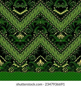 Clasic Indonesian Premium Batik Sogan Pattern